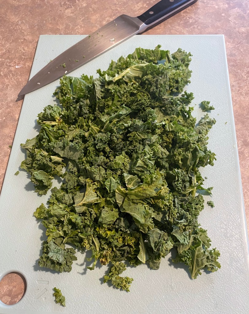 Chopped kale 